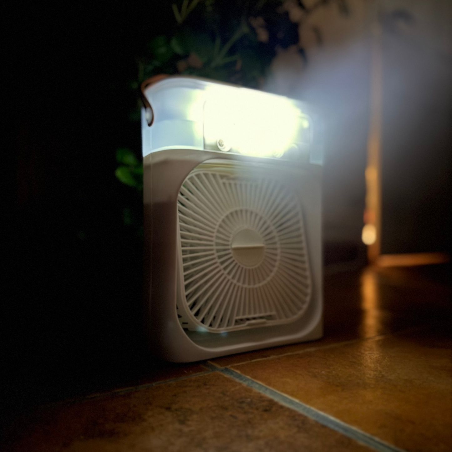 Ventilador Climatizador con Pulverizador portátil