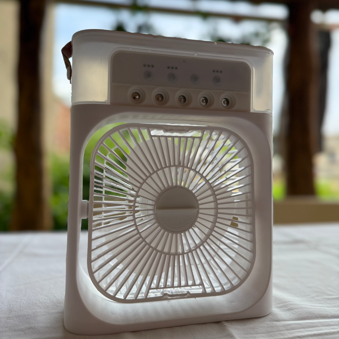 Ventilador Climatizador con Pulverizador portátil